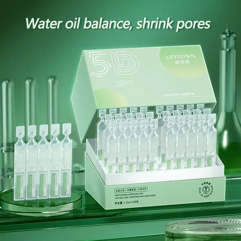 Niacinamide Pore Shrinking Essence - 30個入り サリチル酸配合 毛穴引き締め美容液 5D ヒアルロン酸 ナイアシンアミド配合