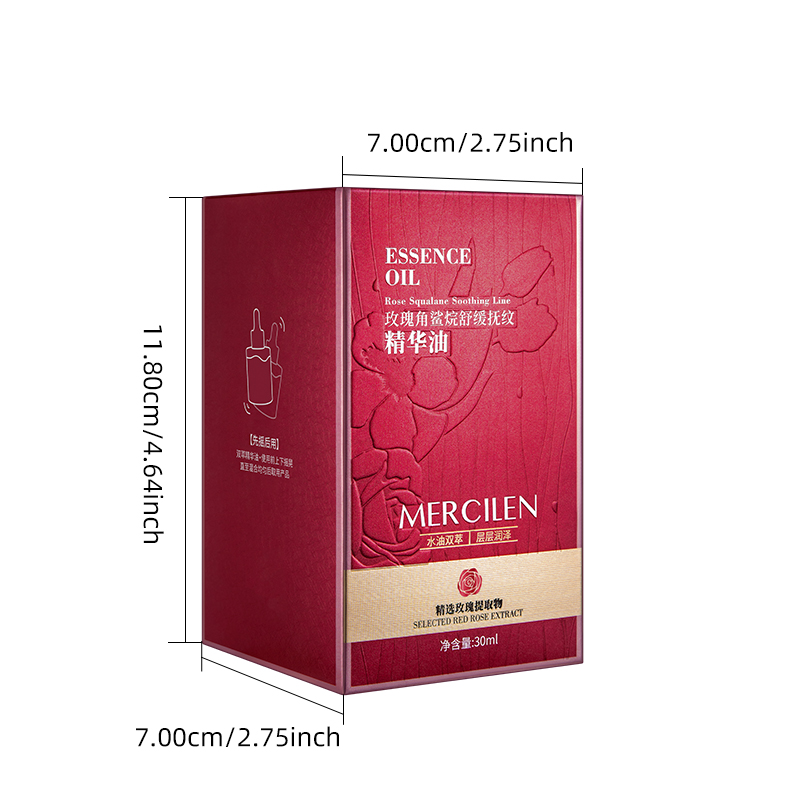 メルシレン ローズ スクワラン エッセンスオイル 30ml、 - Hyaluronic Acid Facial Serum のレビューと価格