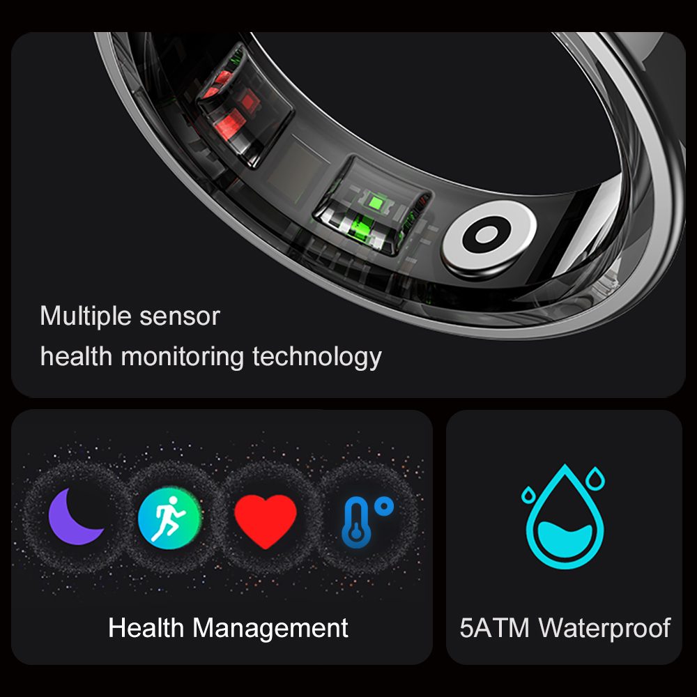 COLMI-男性と女性のためのR09スマートリング,心拍数と - Health Monitors のレビューと価格