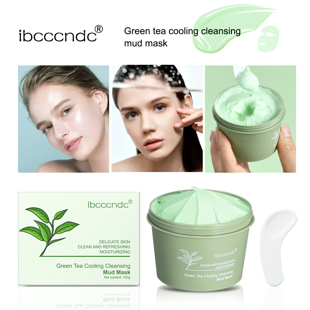緑茶泥マスクナチュラルスキンケアディープクレンジング毛穴栄養 - Green Tea Cleansing Clay Mask のレビューと価格