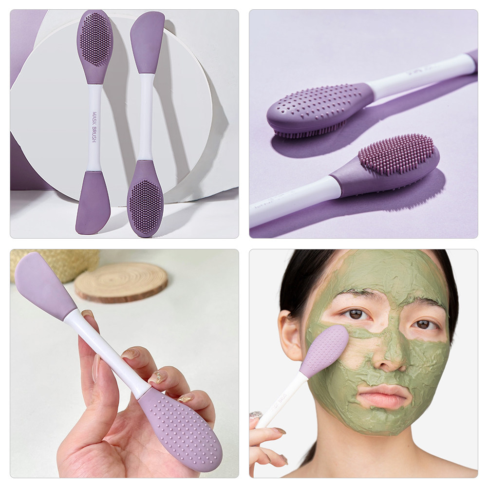 シリコン製マスクブラシ。両端にブラシが付いたフェイシャルツー - Silicone Face Scrubber Electric のレビューと価格