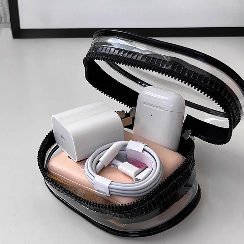 1/3/5 個ポータブルミニクリアジッパー収納袋多機能ミニク - Makeup のレビューと価格