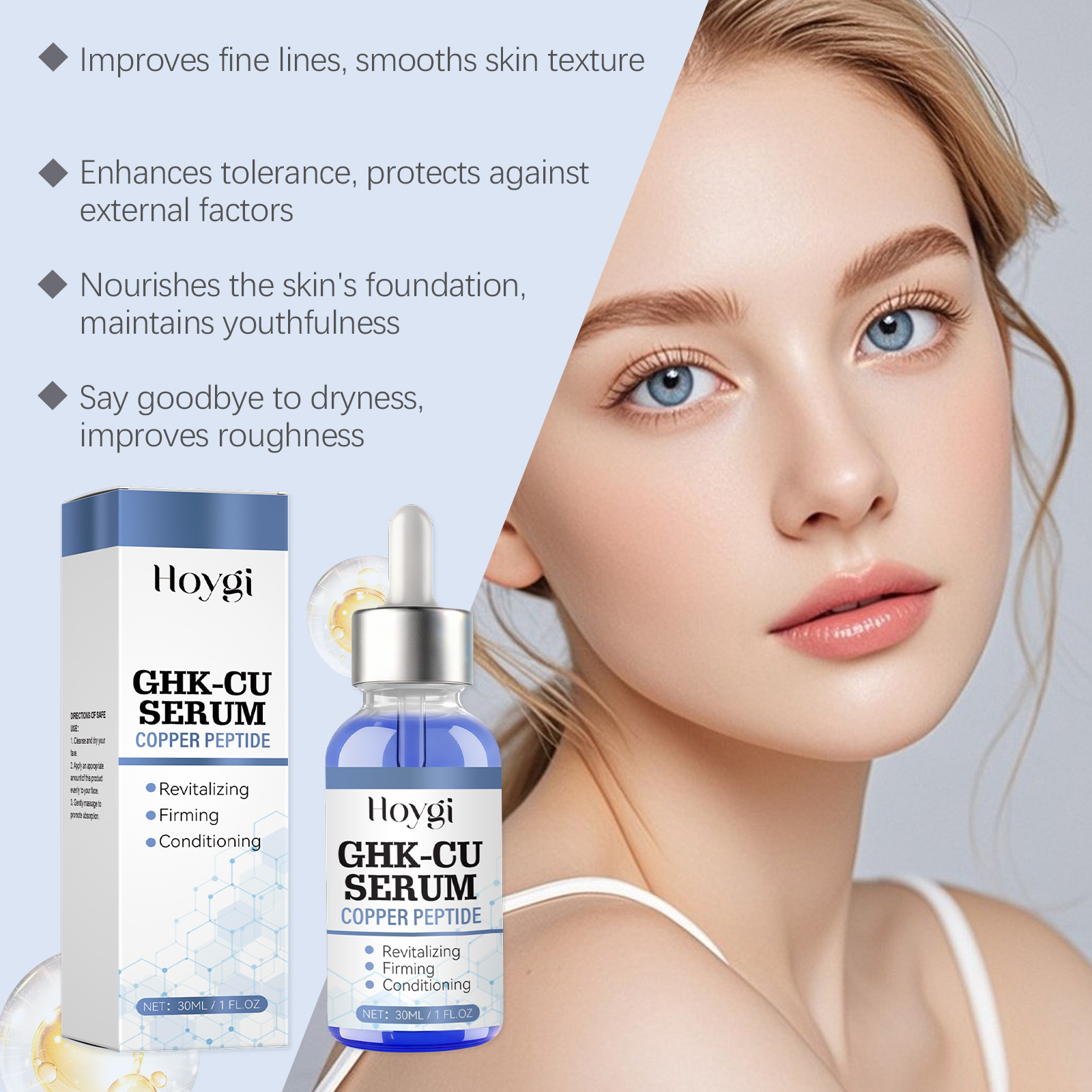 30 ミリリットル銅ペプチド血清 GHK-Cu フェイスファ - Hyaluronic Acid Facial Serum のレビューと価格