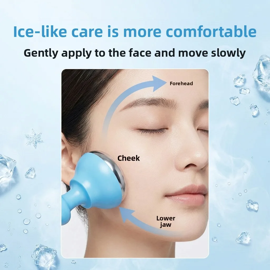 顔のむくみを軽減し、引き締め効果をもたらす、持ち運び可能なス - Face Ice Roller Puffiness のレビューと価格